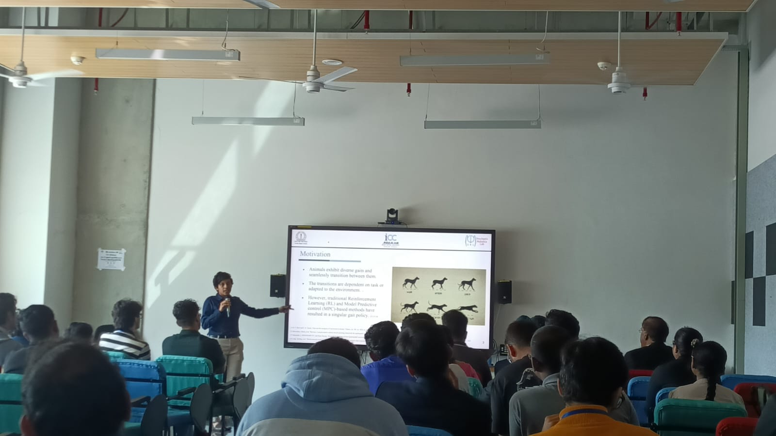 Presenting at Indian Control Conference